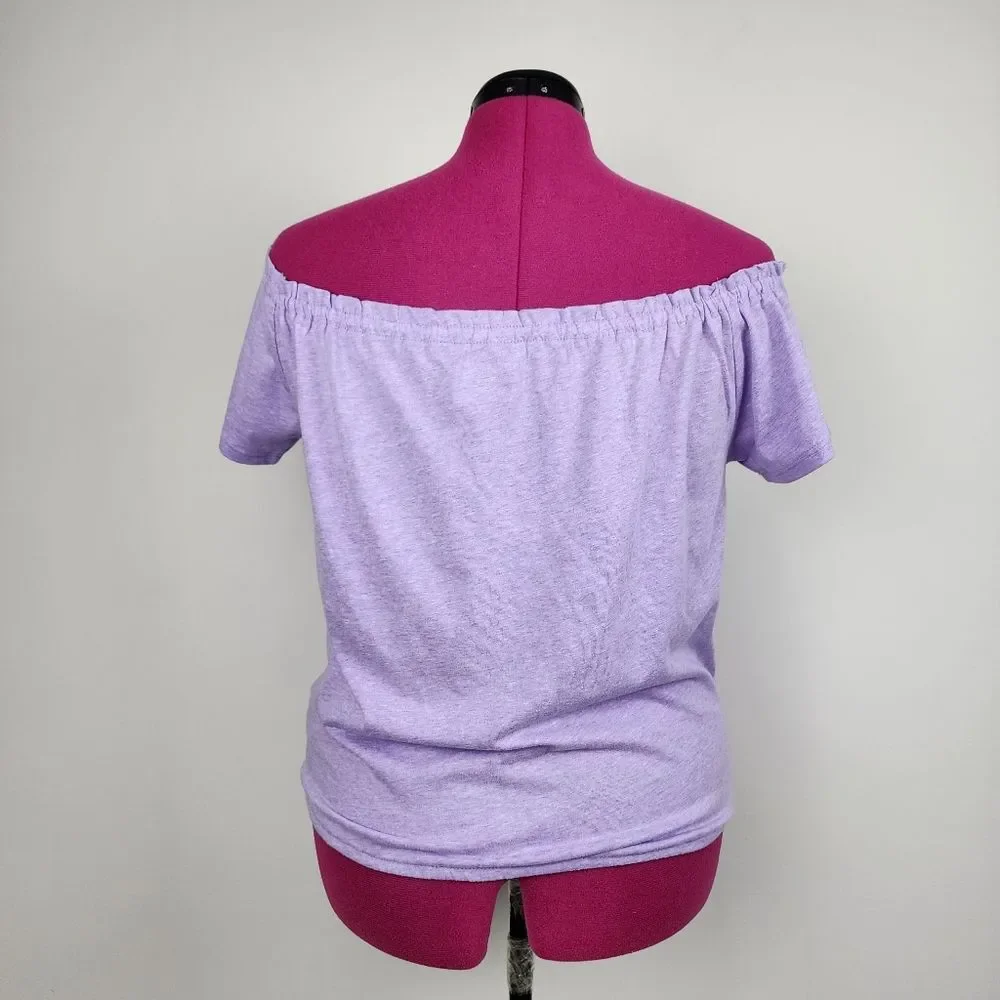 The Children's Place Violet Short Sleeve Off Shoulder Top Girls Size XXL (16)